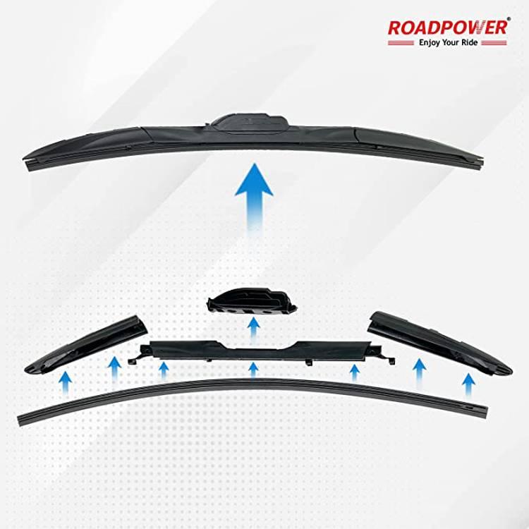 ROADPOWER Quality Performance Premium windshield wipers for Original Equipment Replacement and Refills Fit Honda, Mazda, Toyota, Tacoma, kia,+More Cars Pack of 1 - 16 Inch
