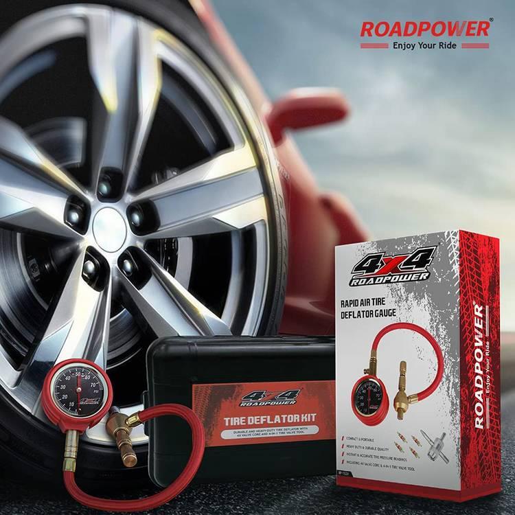 RoadPOWER Heavy Duty Rapid Tire Deflator Air Down Offroad Kit with Precision Release Button
