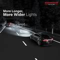 مصابيح ROADPOWER عالية الطاقة LED للمصابيح الأمامية ، 6000 كيلو من الماس الأبيض ، شعاع عالي / منخفض ، سهلة التركيب واللعب لمصابيح استبدال الضوء الساطع للسيارة - 9006