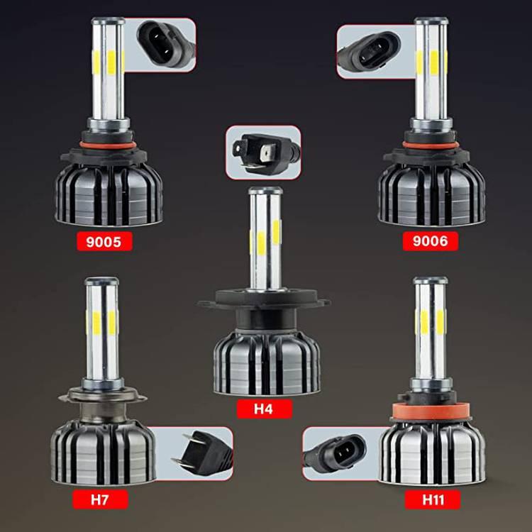مصابيح ROADPOWER عالية الطاقة LED للمصابيح الأمامية ، 6000 كيلو من الماس الأبيض ، شعاع عالي / منخفض ، سهلة التركيب واللعب لمصابيح استبدال الضوء الساطع للسيارة - H11