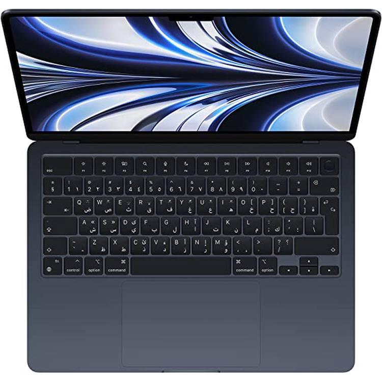 Apple 2022 MacBook Air laptop with M2 chip: 13.6-inch 8GB RAM - Midnight - Arabic/English - 512GB