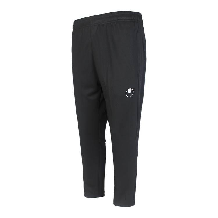 uhlsport Men's Pants, Light & comfortable for training, With two side zip pockets, Super receptive material for perfect connection, For indoors & outdoors use  - black/white - 3XL