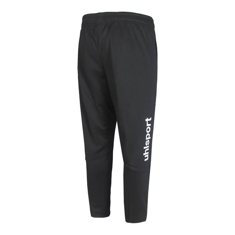 uhlsport Men's Pants, Light & comfortable for training, With two side zip pockets, Super receptive material for perfect connection, For indoors & outdoors use  - black/white - 3XL