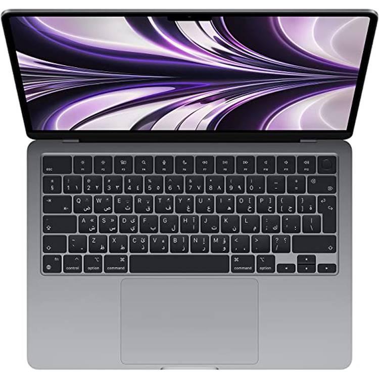 Apple 2022 MacBook Air laptop with M2 chip: 13.6-inch 8GB RAM - Space Gray - Arabic/English - 512GB