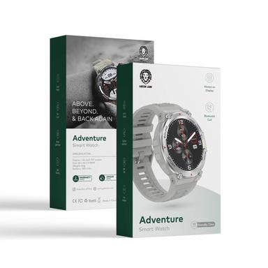 Green Lion Adventure Smart Watch - White
