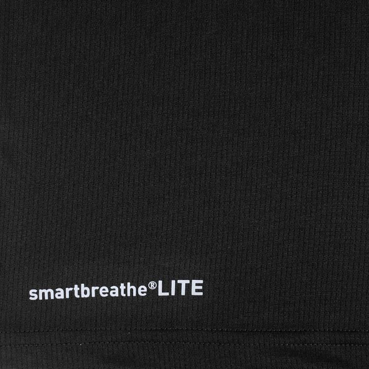 uhlsport Sports T-Shirt, Smart Breathe® LITE, For training & all kind of sports, Round neck, Material is mesh & cool, Short sleeves, Regular fit - Black - M