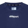 uhlsport Sports T-Shirt, Smart Breathe® LITE, For training & all kind of sports, Round neck, Material is mesh & cool, Short sleeves, Regular fit - Navy - 2XL