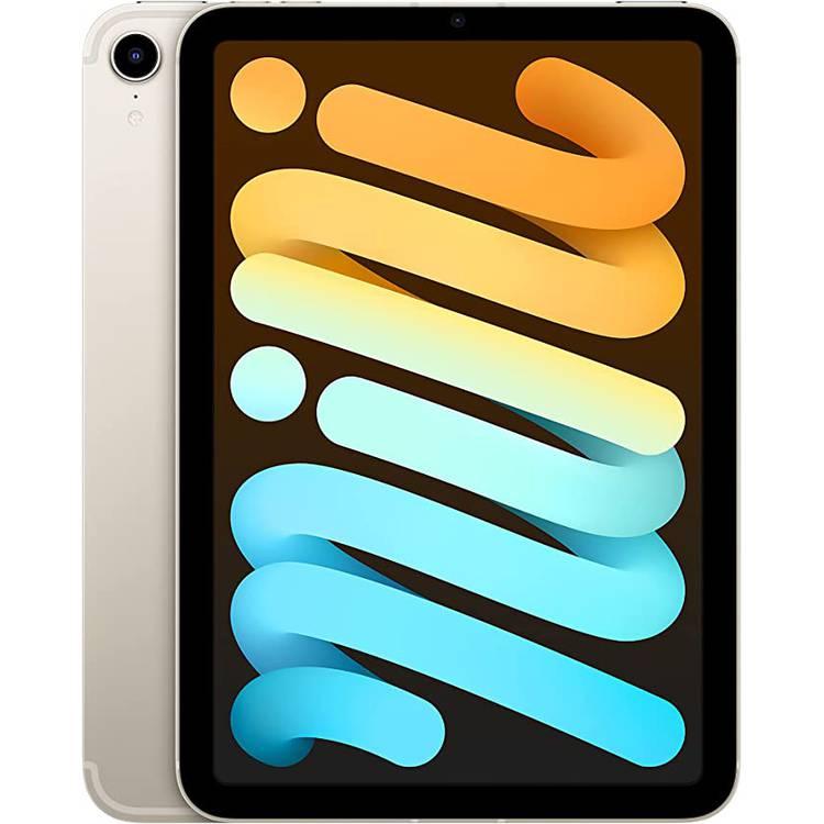 iPad mini 2021 مقاس 8.3 بوصة الجيل السادس (Wi-Fi + Cellular) - ستارلايت - 64 جيجابايت