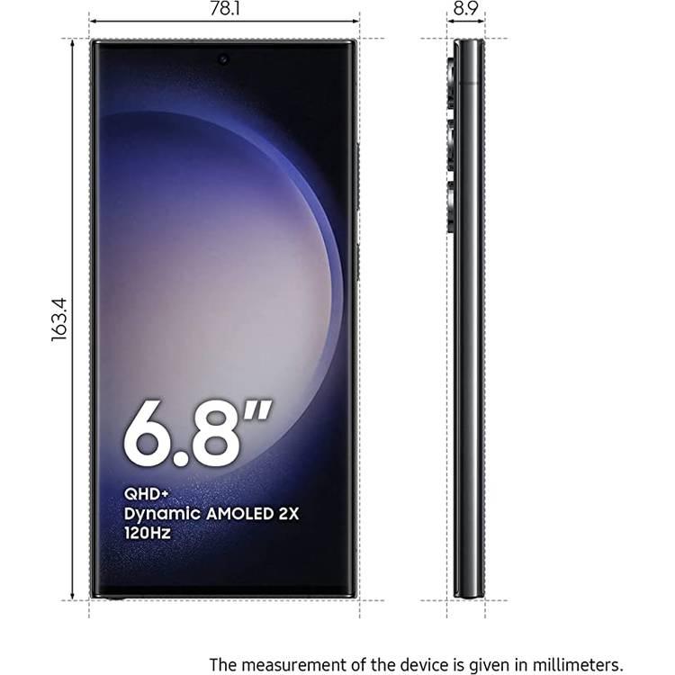 Samsung Galaxy S23 Ultra  middle east version  - Phantom Black - 256GB