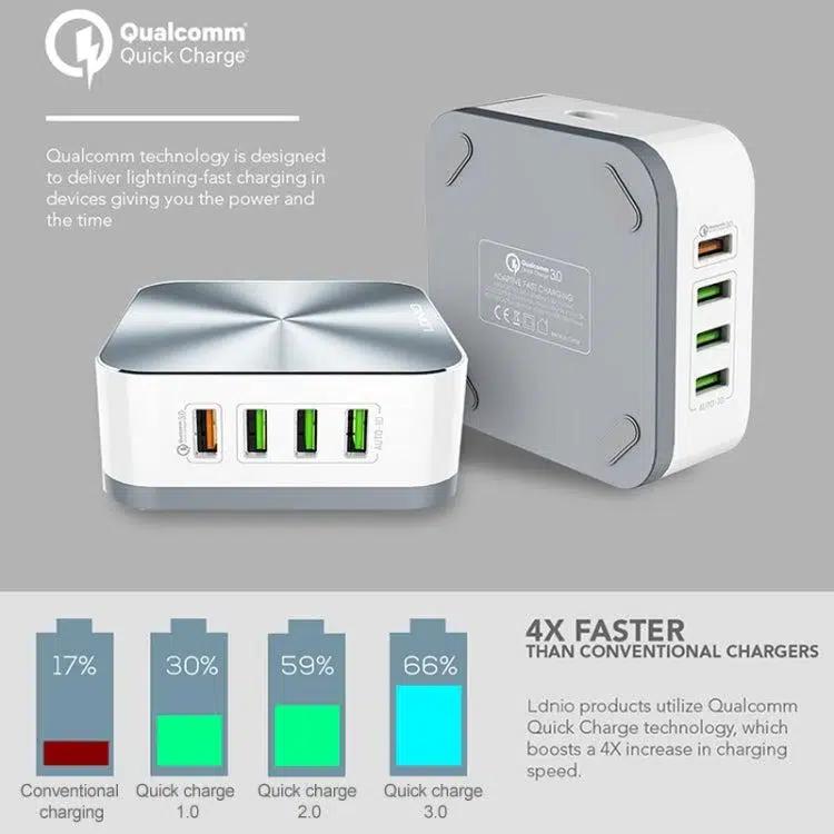 LDNIO Phone Charger With 8 USB Ports