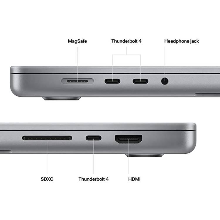لاب توب Apple 2023 MacBook Pro بشريحة M2 Max: 16.2 بوصة - فضاء رمادي - عربي انجليزي - 1 تيرابايت