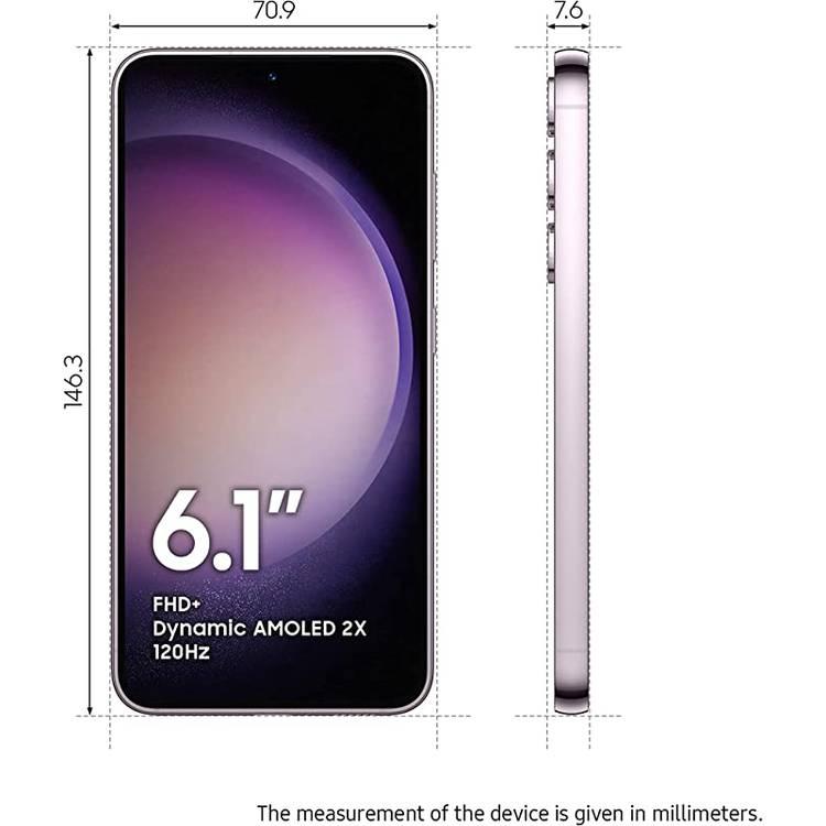 Samsung Galaxy S23 Plus نسخة الشرق الأوسط - لافندر - 128 جيجا بايت