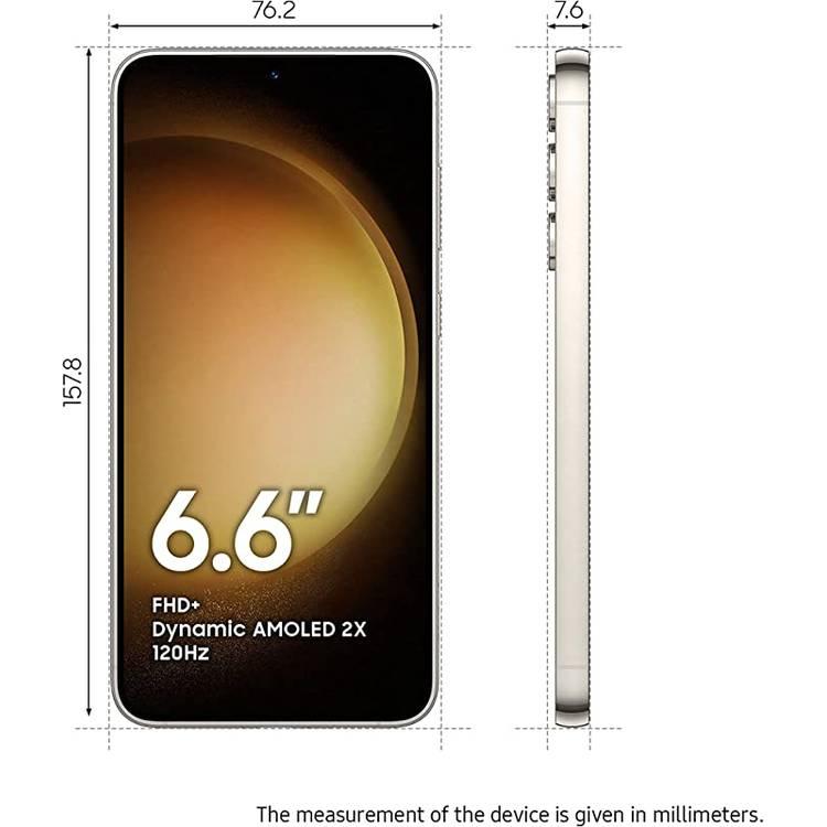 Samsung Galaxy S23 Plus نسخة الشرق الأوسط - كريم - 512 جيجابايت