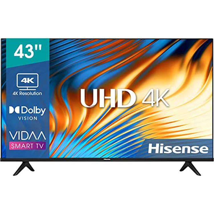 Hisense TV 4K UHD Smart VIDAA TV (2022 Model) - 43 Inch