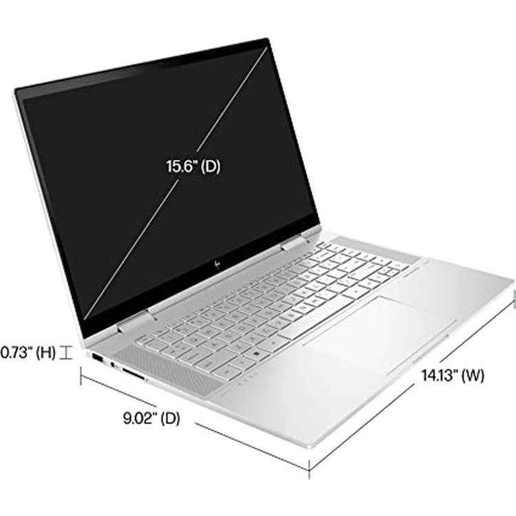 كمبيوتر محمول HP ENVY x360 2 في 1 مقاس 15.6 بوصة ، شاشة تعمل باللمس ، Windows 11 Home ، AMD Ryzen ™ 7 ، ذاكرة وصول عشوائي 16 جيجابايت ، 1 تيرابايت SSD ، FHD