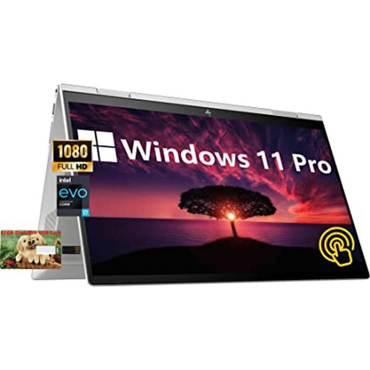 كمبيوتر محمول HP ENVY x360 2 في 1 مقاس 15.6 بوصة ، شاشة تعمل باللمس ، Windows 11 Home ، AMD Ryzen ™ 7 ، ذاكرة وصول عشوائي بسعة 32 جيجابايت ، 2 تيرابايت SSD ، FHD