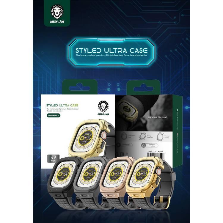 Green Lion Styled Ultra Case  - Black