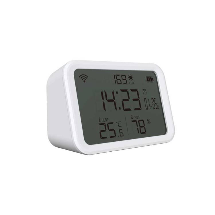 ساعة بورودو لايف ستايل واي فاي الذكية مع مستشعر البيئة - أبيض