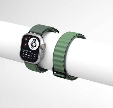 Levelo Ace Loop Nylon Watch Strap - Green