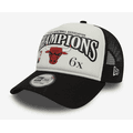 New Era NBA League Champions Chicago Bulls Men's Trucker Cap - Black