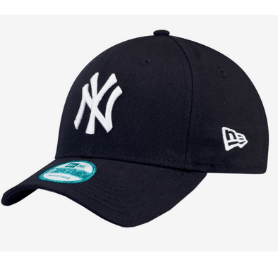 New Era Mlb League Basic Ny Yankee Navy Cap - Black