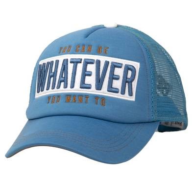 B180 Whatever You Want Unisex Trucker Cap - Blue