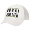 B180 Dubai For Life Unisex Trucker Cap - White