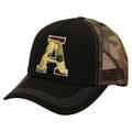 B180 Letter A Unisex Trucker Cap Camouflage - Army/Black