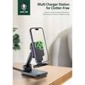 Green Lion Foldable Wireless Charging Stand - Black