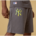New Era MLB New York Yankees Men's Sweat Shorts - - Dark Gray - L