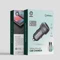Green Lion PD + QC 100W Car Charger With Type-C To Lightning Cable (1m)
