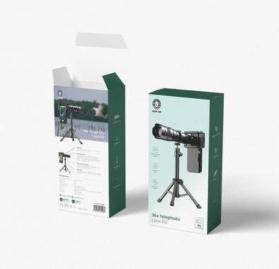 Green Lion 36x Telephoto Lens Kit For Smartphone