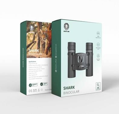 Green Lion Shark Binocular 8x21 | Green