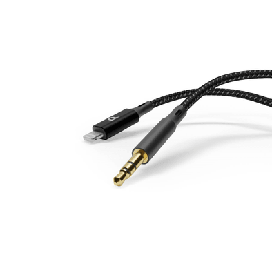 Powerology Braided AUX to Lightning Audio Cable