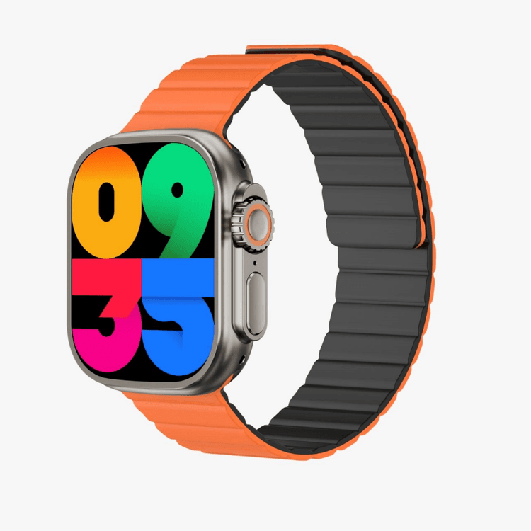 Green Lion Ultra Se Smart Watch - Titanium/Black + Orange