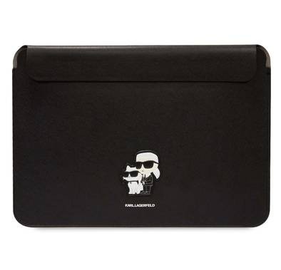 Karl Lagerfeld Laptop Sleeve K&C NFT logo | 16″ | Black
