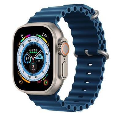 Pawa London Ocean Watch Strap Ultra/Series 8 49/45/44/42MM - Abyss Blue