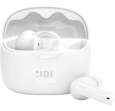 JBL TBEAM True Wireless Noise Cancelling Earbuds - White