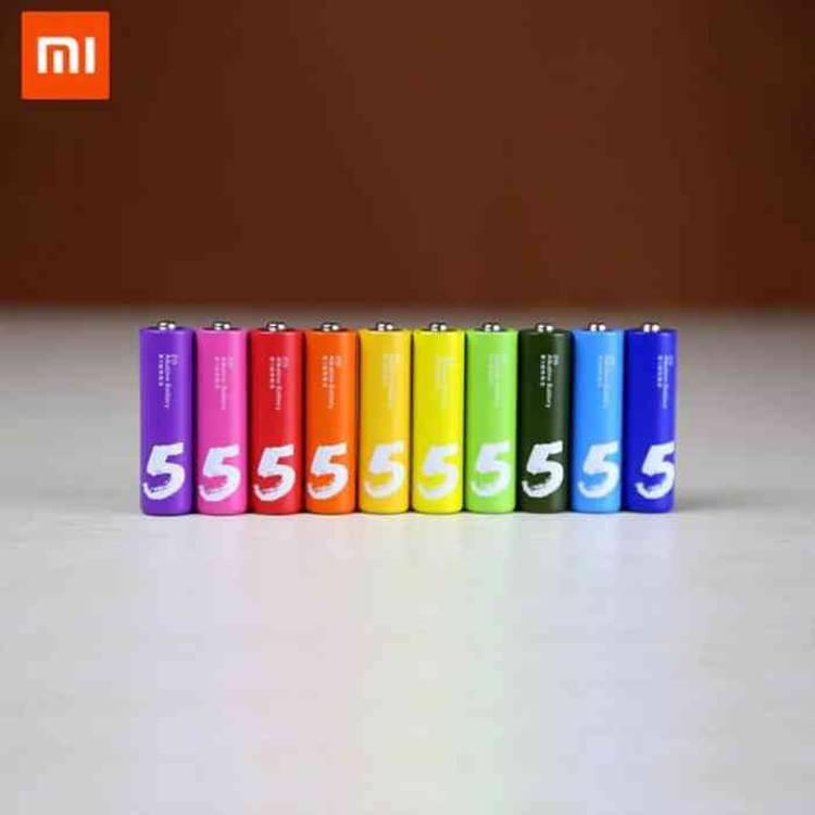 Xiaomi AA Rainbow Battery 10pcs Pack