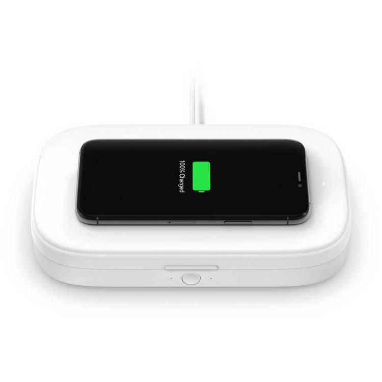 Belkin  BOOST CHARGE™ 10W Wireless Charger with UV Sanitizer - White_x000D_