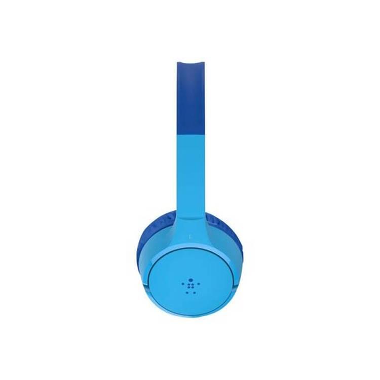 Belkin SoundForm Mini Wired On-Ear 3.5mm Cable with Microphone Headphones for Kids - Blue