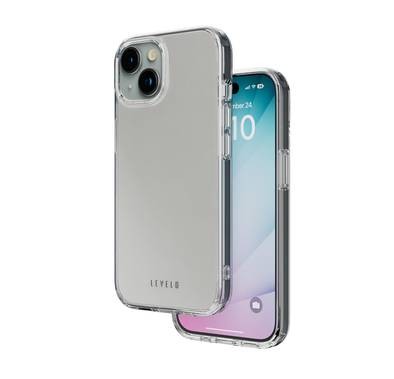 Levelo Lucu Case For iPhone 15 - Matte Clear - Matte Clear