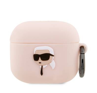Karl Lagerfeld 3D Silicone NFT KARL for Airpod Pro 3 - Pink