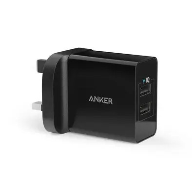 Anker 24w 2-port USB Wall Charger and Micro USB BK