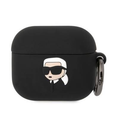 Karl Lagerfeld 3D Silicone NFT KARL for Airpod 3 - Black