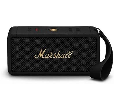 Marshall Middleton Portable Wireless Bluetooth Speaker - Black/ Brass