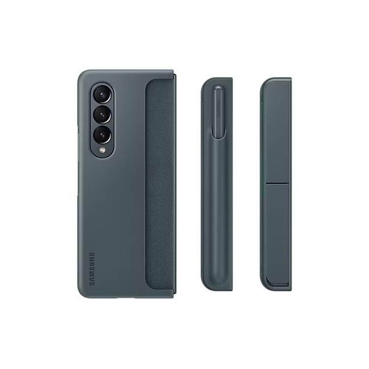 Samsung Standing Cover with Pen for Galaxy Z Fold 4 - Gray Green