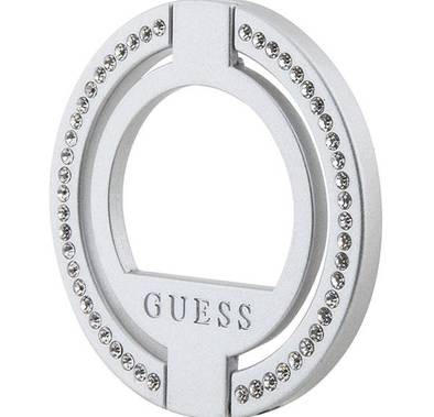 Guess Magsafe Ringstand with Rhinestones - Silver