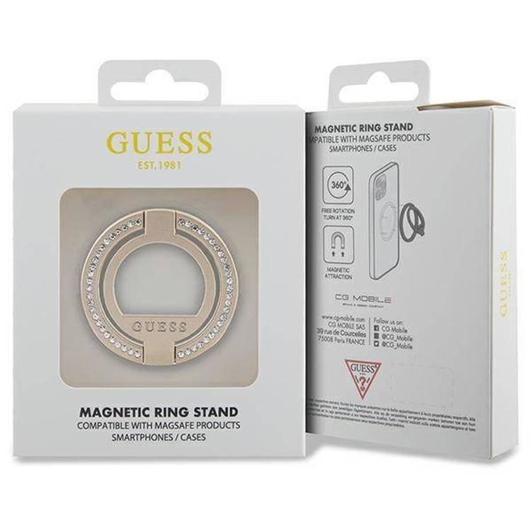 Guess Magsafe Ringstand with Rhinestones - Gold