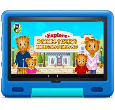 Amazon Fire HD 10 Kids Edition 9th Gen 32GB Blue 10.1-inch Kids Tablet, 3GB RAM, WiFi Only